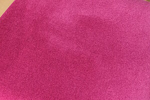 Stapelstuhl / Besucherstuhl / Paged 'LINK' / Sitzschale buche / Sitzkissen magenta