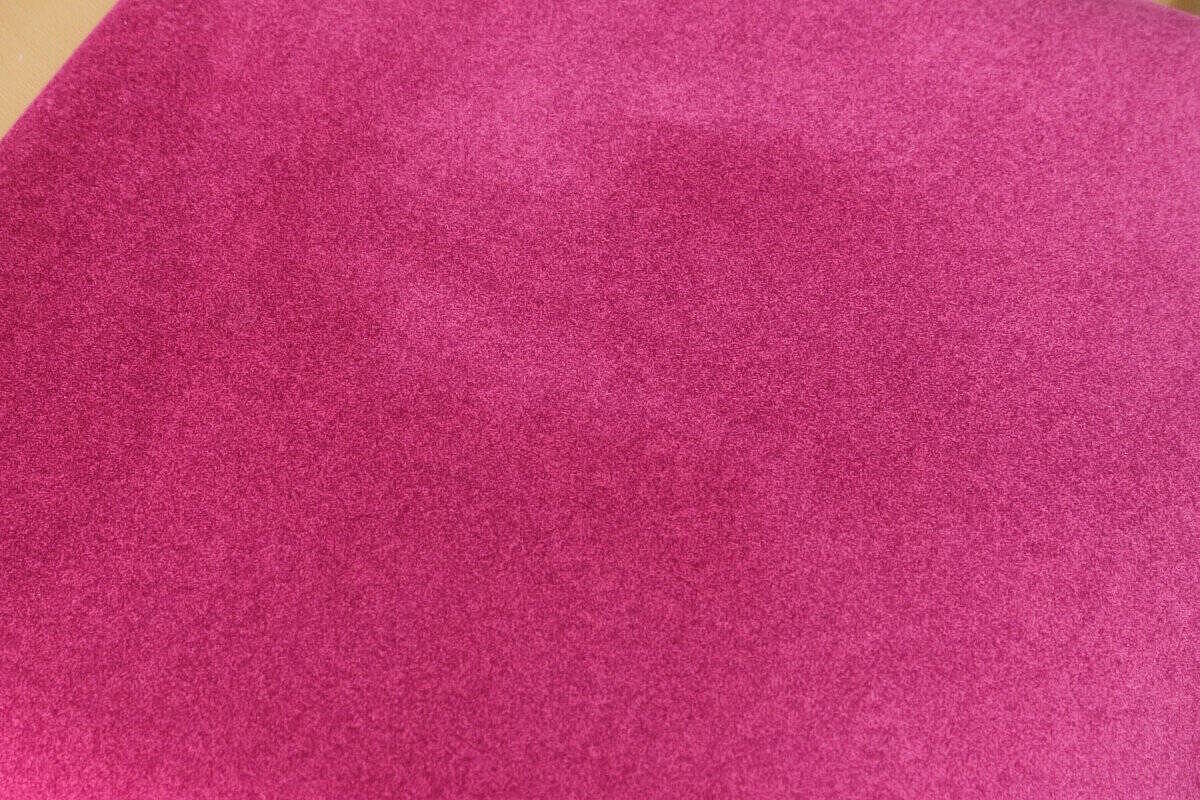 Stapelstuhl / Besucherstuhl / Paged 'LINK' / Sitzschale buche / Sitzkissen magenta