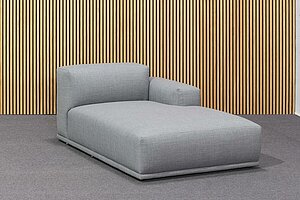 Neuwertig / MUUTO 'Connect' / Stoff Remix / Farbe 143 grau - Variante 7 - Modul E, D, D + K