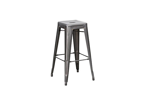 Barhocker / TOLIX / silber / stapelbar / NP 415 EUR
