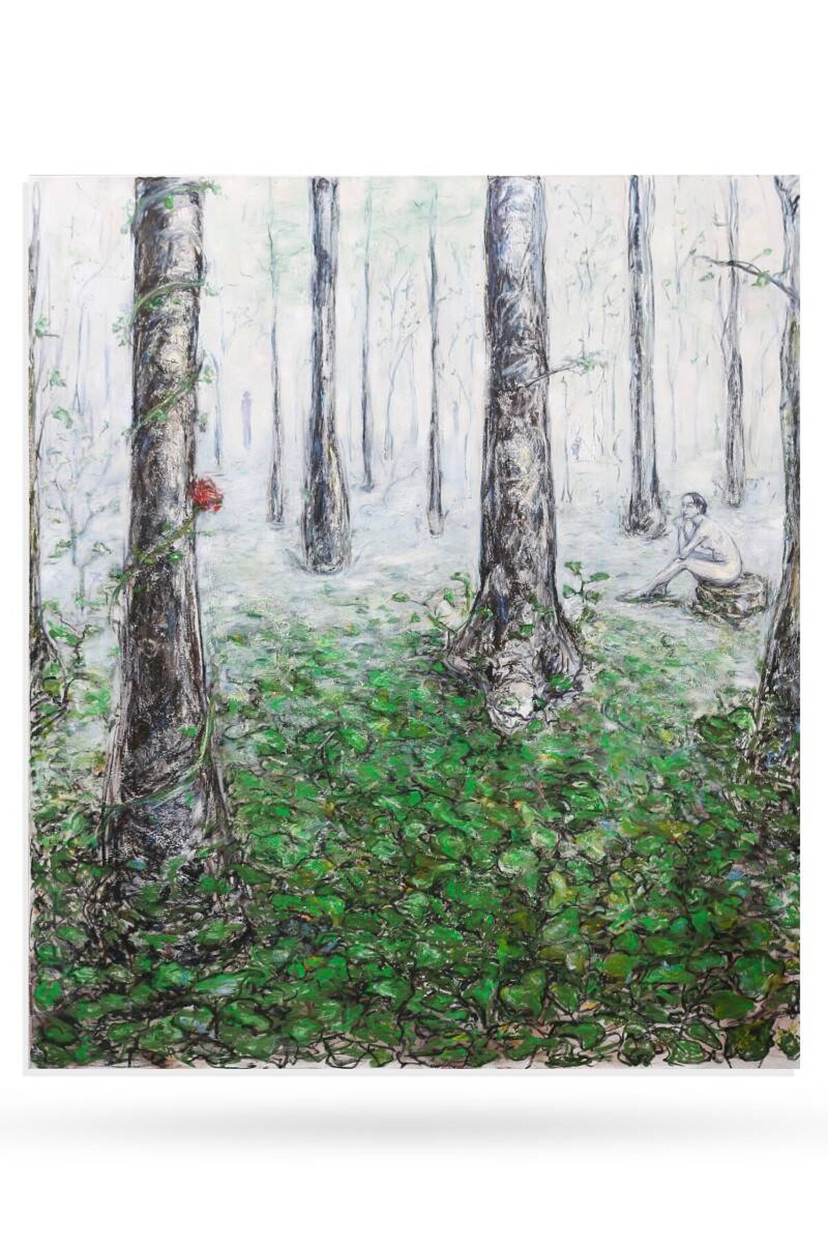 Bild / 'Im Wald' von Tania Jacobi / 230,5 x 199,5 Ölgemälde