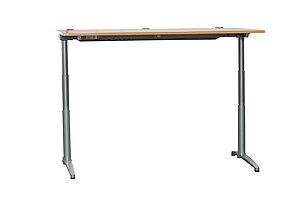 Steh-Sitz-Schreibtisch / Assmann 'Canvaro' / buche / 180 x 90 cm