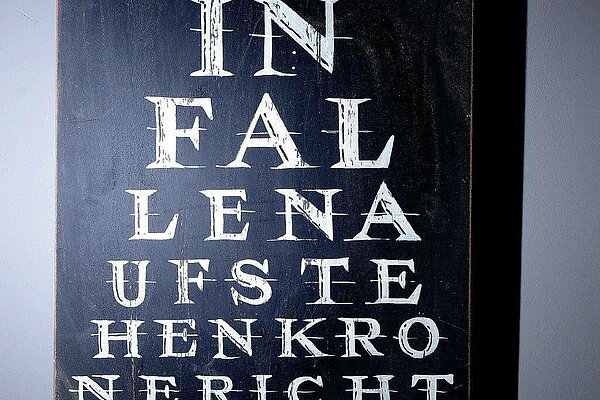 Wall-Art - hinfallen aufstehen …