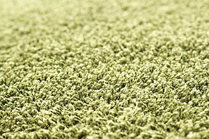 Teppichboden / OBJECT CARPET - RUGX 'Poodle' / 160 x 140 cm / grün 1402