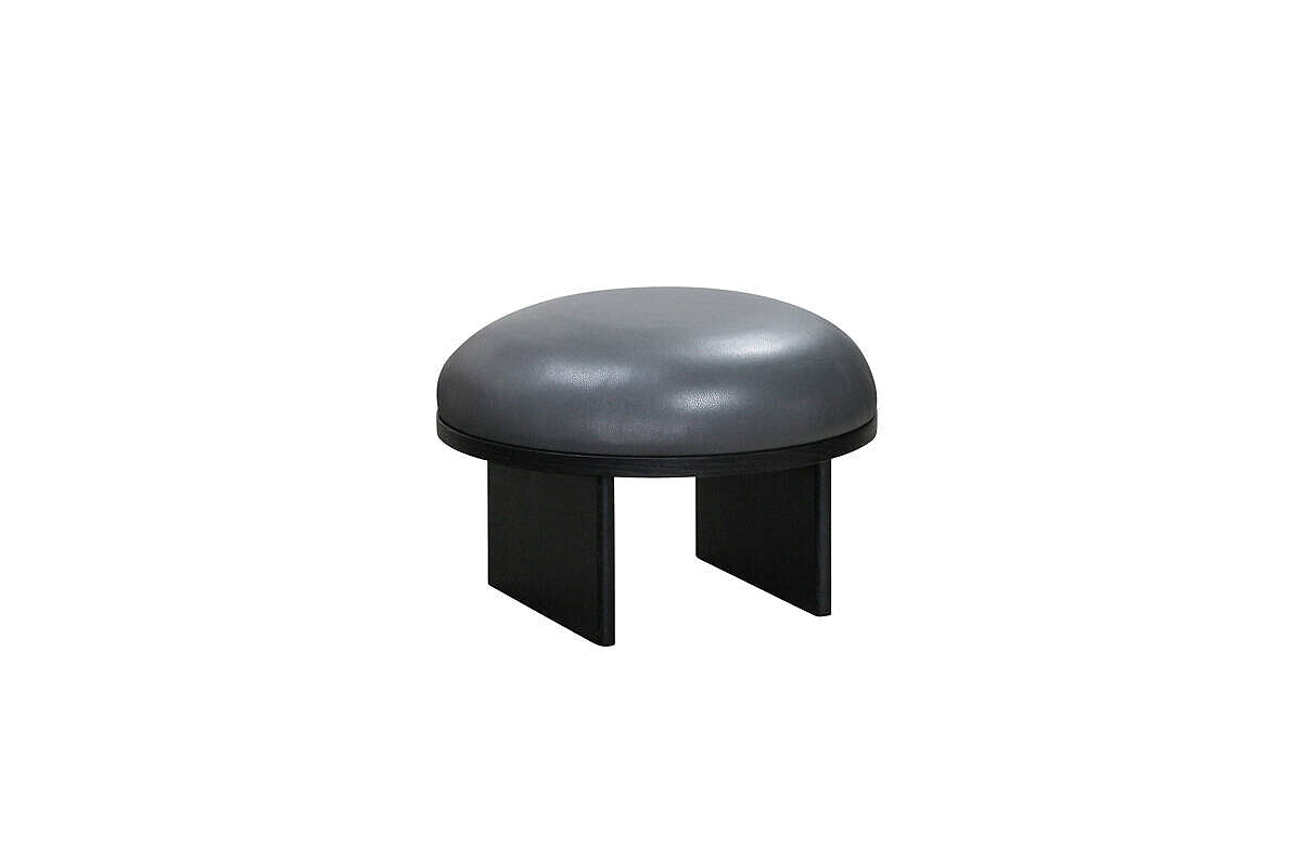 3-tlg. Set / 1 x Sitzbank / 'ANZA 120' / 2 x 'ANZA POUF' / anthrazit