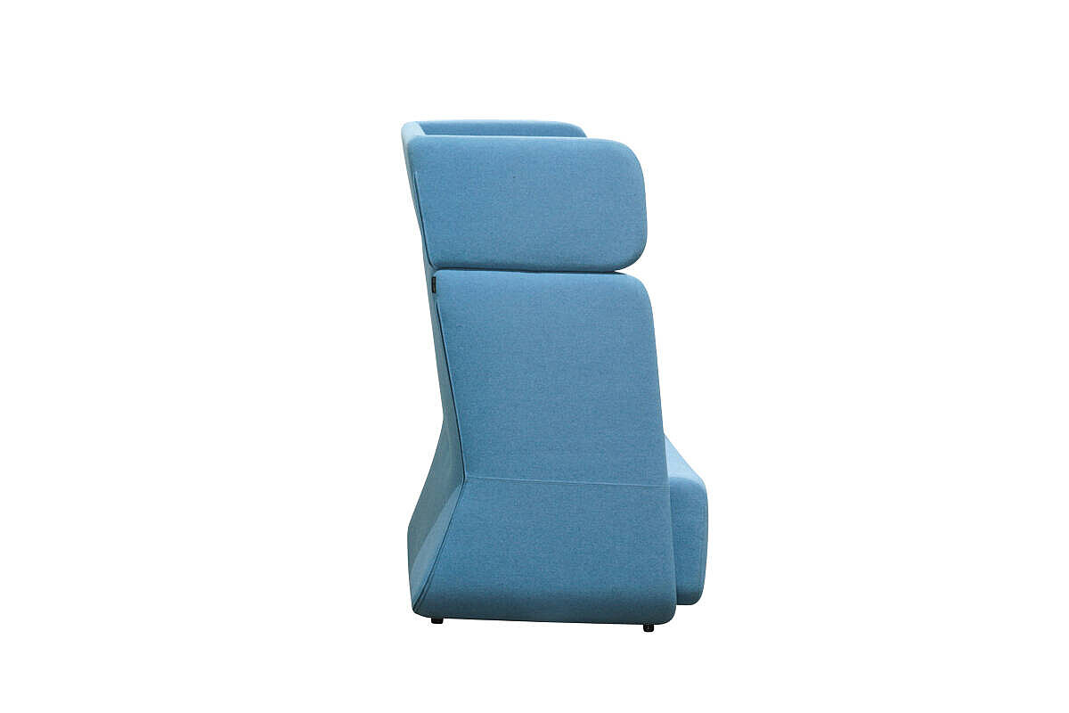 Sofa / Softline 'BASKET Sofa Hoch' / blau / NP 2259 EUR