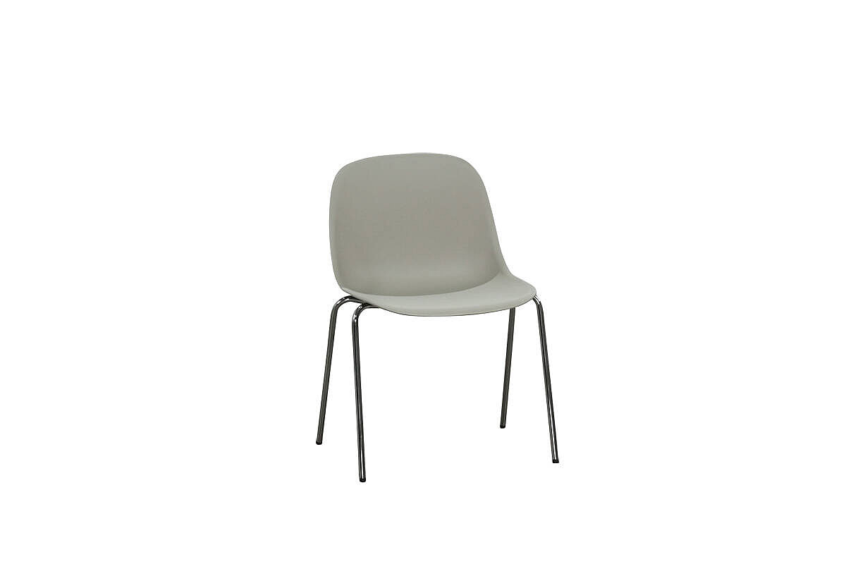 Neuwertig / Besucherstuhl / MUUTO 'Fiber Side Chair' / Sitzschale Dusty Green / NP 220 EUR