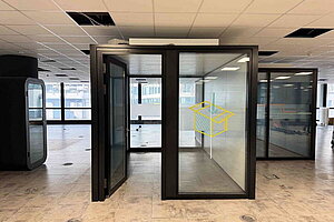 Raum-in-Raum System / Lindner 'Cube Duo' / 2,71 x 2,7 x 4,05 m