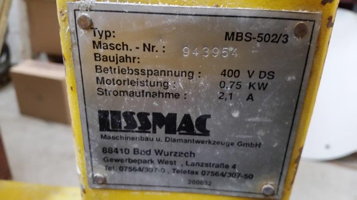 Lissmac, MBS-502/3
