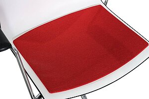 Sitzkissen für Arper 'Catifa 46' / Filz in rot