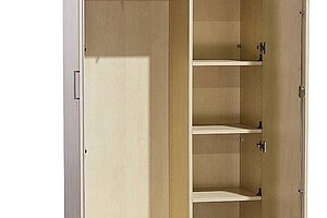 Akten-/Garderobenschrank / ahorn / 100 cm