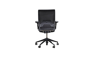 Bürodrehstuhl / vitra 'ID Mesh' / Netzrücken / Asphalt