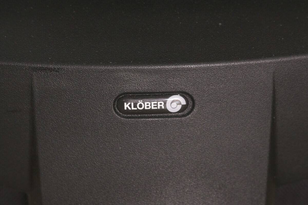 Bürodrehstuhl / Klöber 'Veo' / schwarz / Fußkreuz silber