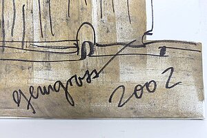 Gemälde 'Zentaur', 100 x 100 cm