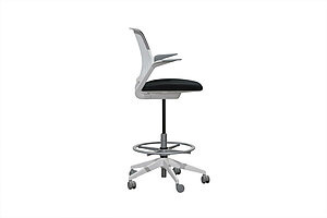 Kassenstuhl / Arbeitsstuhl / Steelcase 'Cobi Stool Counterstuhl' / Netzrücken / schwarz / NP 1029 €