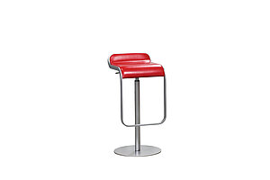 Barhocker / La Palma 'LEM S80' / Leder rot