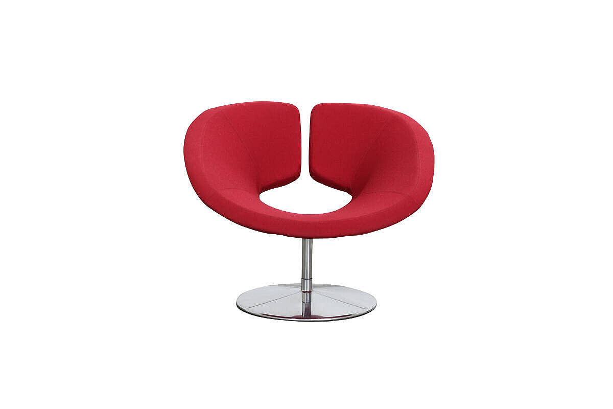 2er Set Loungesessel / Artifort 'APOLLO' / rot/orange / NP 5400 EUR