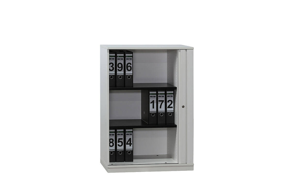 Sideboard / Sedus / weiß / Akustik-Querrolllade / 80 cm