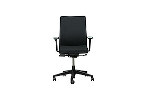 Neuwertig / Bürodrehstuhl / Haworth 'SWIVEL CHAIR' / schwarz
