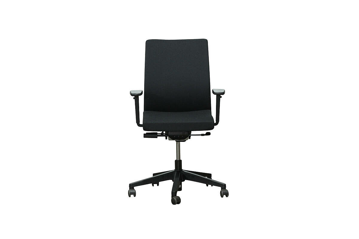 Neuwertig / Bürodrehstuhl / Haworth 'SWIVEL CHAIR' / schwarz