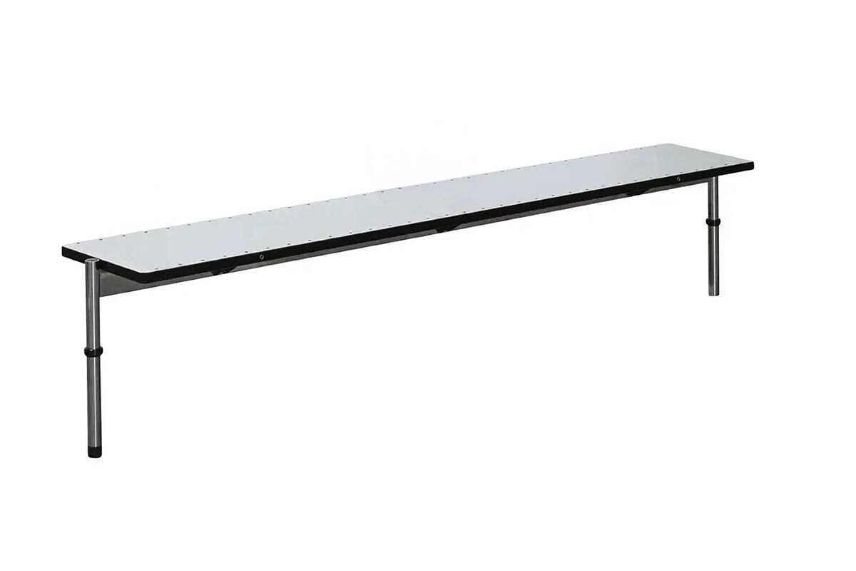 Zweite Ebene / USM Haller / perlgrau / für Schreibtische 175 cm