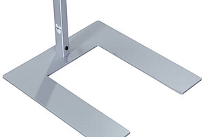 Stehleuchte / Waldmann 'LAVIGO - DP 372/R' / silber