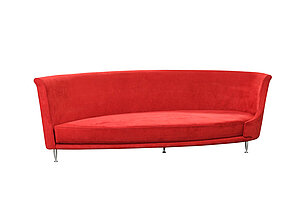Sofa / MOROSO 'NewTone' / Alcantara Velour rot