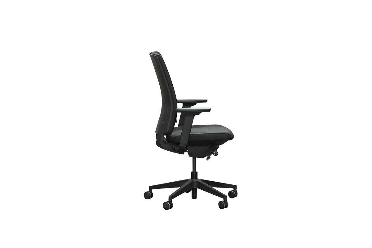 Bürodrehstuhl / 'Carla' / schwarz