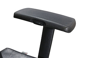 Bürodrehstuhl / bejot 'Eleven' / Netzrücken / Leder schwarz