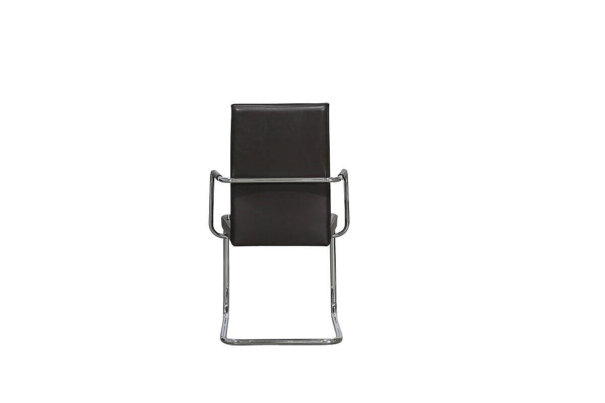 Freischwinger / KFF 'Aura' / Leder in braun