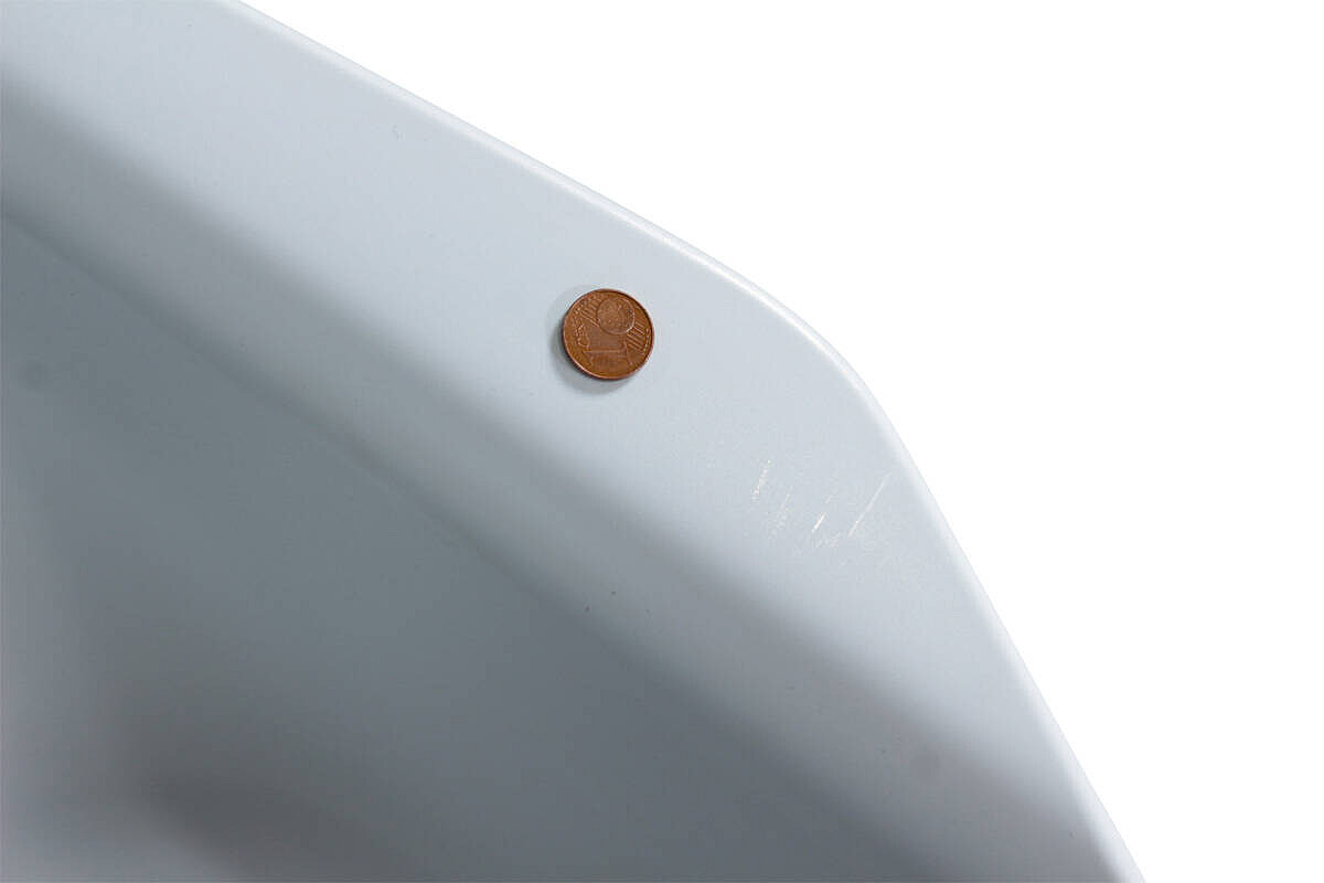 Schalenstuhl / Sedus 'on spot' / Sitzschale weiß / Polsterung anthrazit