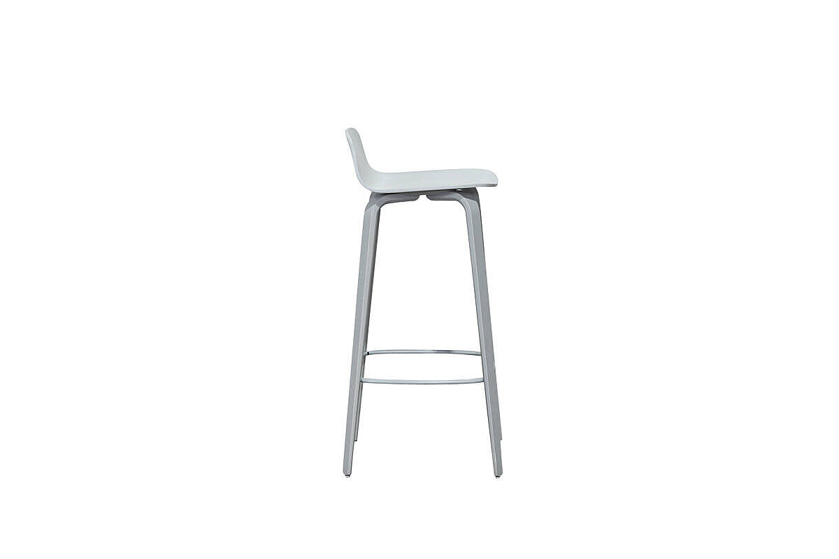Barhocker / MUUTO 'Visu Bar Stool' / grau