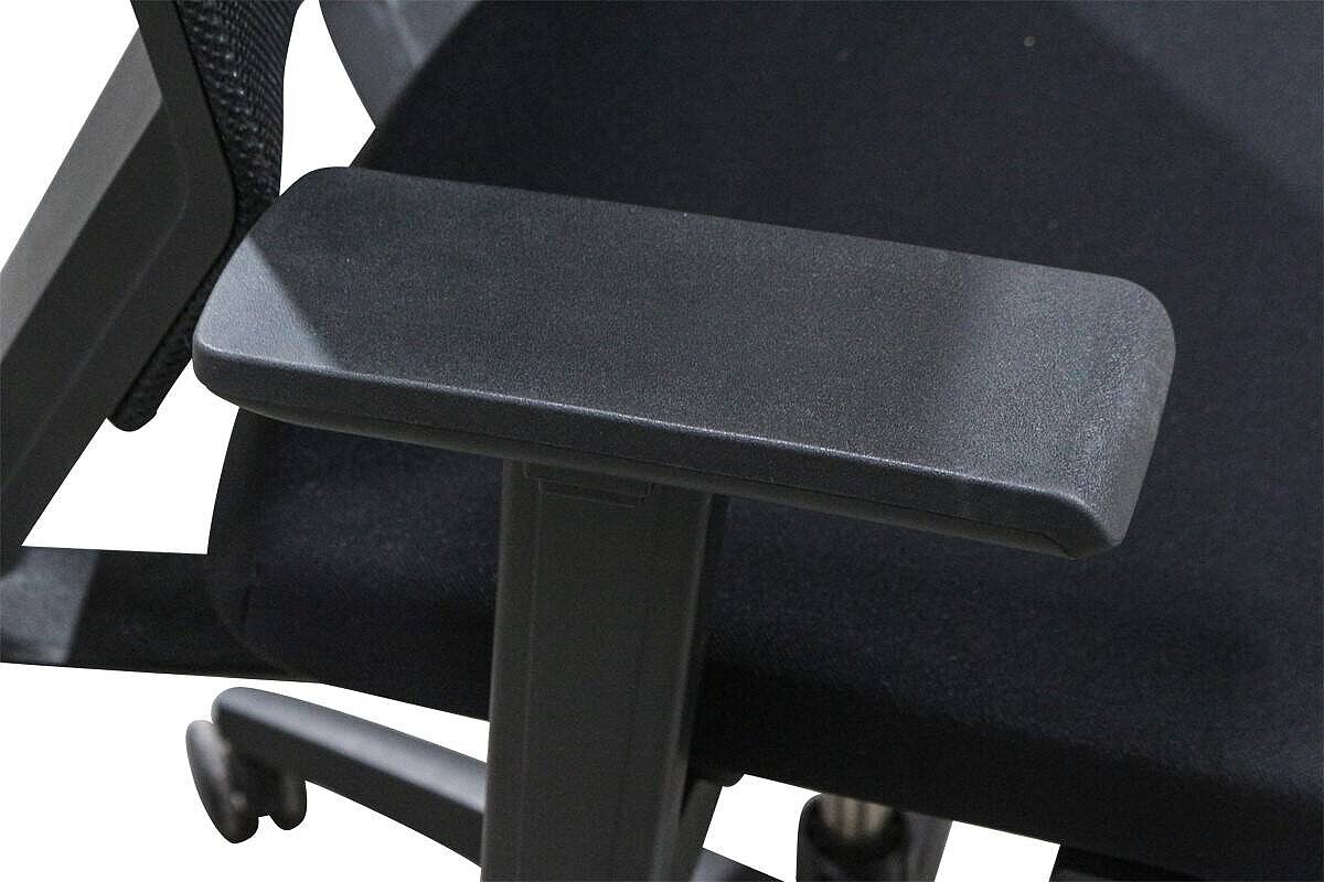 Bürodrehstuhl / viasit 'Impulse' / Netzrücken / schwarz