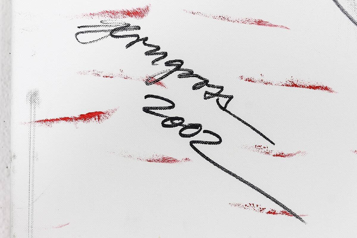 Gemälde 'Der innere Kreis', 100 x 100 cm