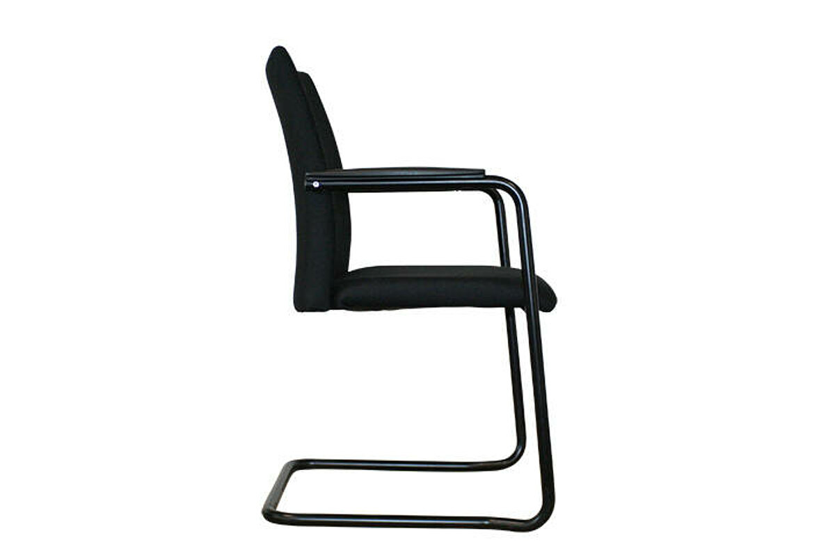 Freischwinger / Haworth 'Comforto 55' / schwarz / stapelbar
