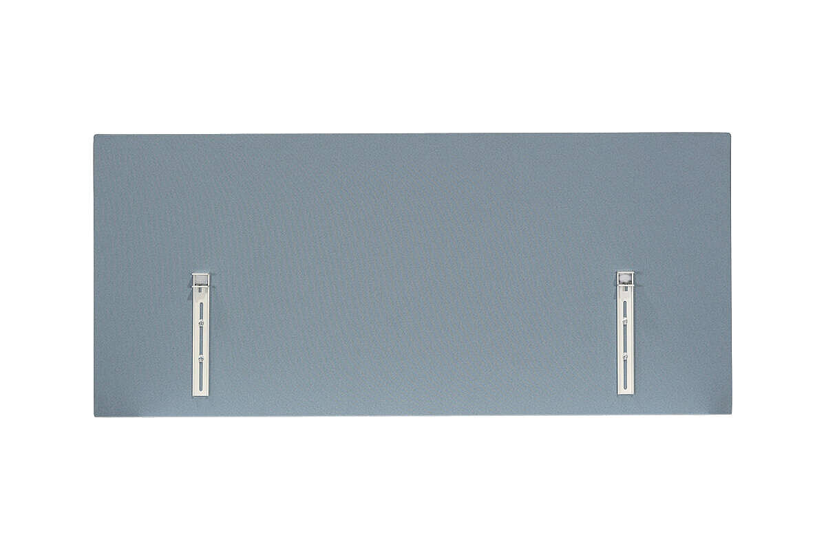 Paneel / König & Neurath 'FLYBY' / 180 cm / Stoff hellblau / inkl. Klemmhalter weiß