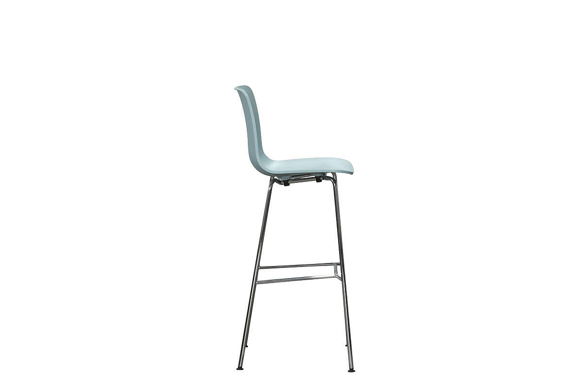 Barhocker / vitra 'HAL' / eisgrau / NP 345 EUR
