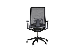 Neuwertig / Bürodrehstuhl / Haworth 'SWIVEL CHAIR' / Netzrücken / schwarz
