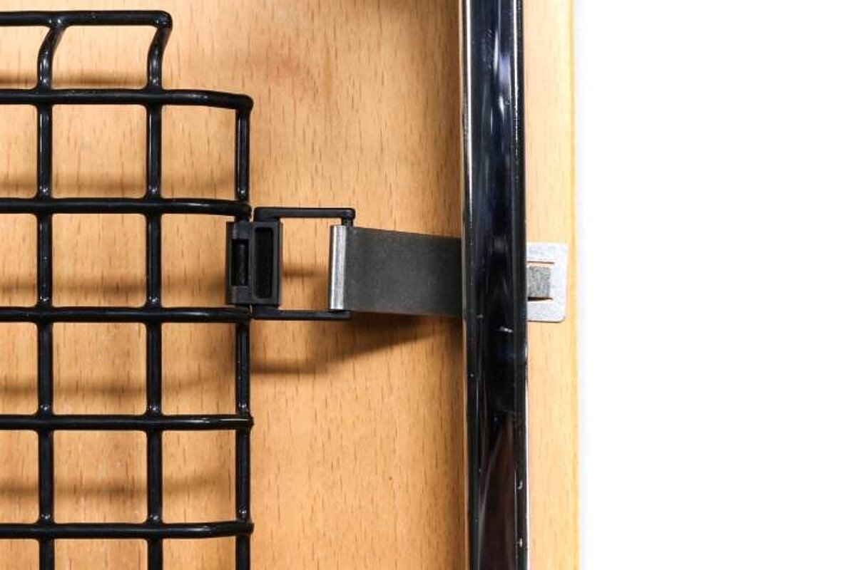 Kabelrost / USM Haller / schwarz / für Tischtiefe 100 cm