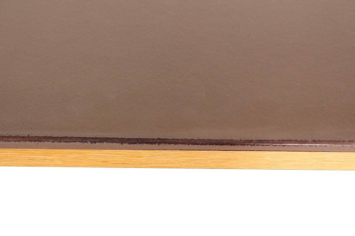 Chef-Arbeitsplatz / RENZ 'SONO K36' / Memory Display / elektrisch höhenverstellbar / eiche matt / integrierter Stauraum silbergrau