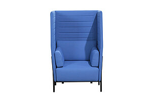 Neuwertig / NP 6170 EUR / Loungesessel / Alias 'Eleven High Back 1' / blau