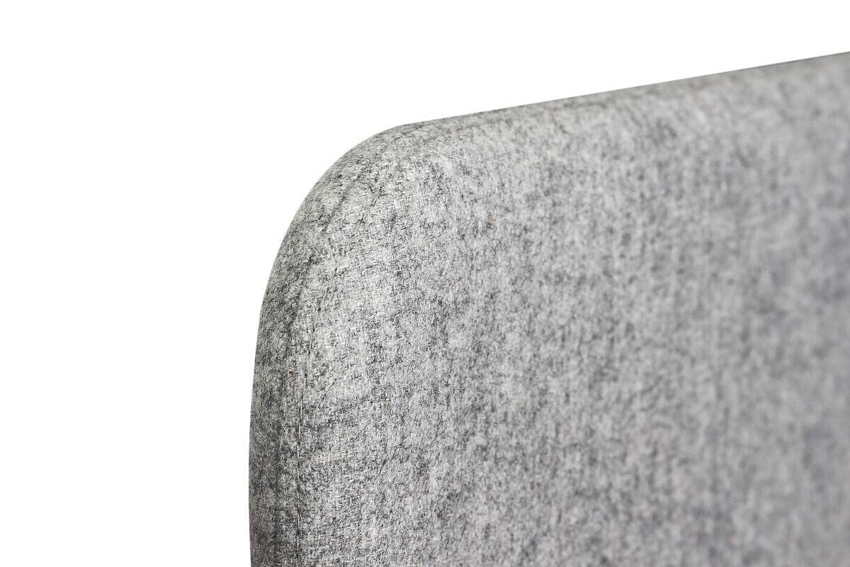 Acoustic-Trennwand / Narbutas 'Free Standing' / grau / 160 x 160 cm / inkl. Standfüße weiß - NP 547 EUR