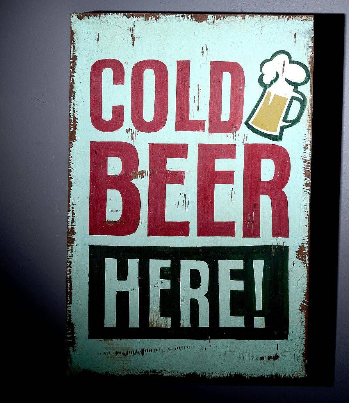 Wall-Art - Cold Beer Here