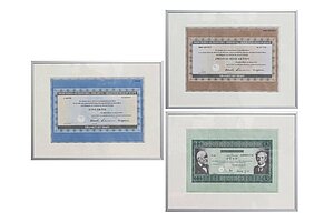 3er Set / Originalaktien / Daimler-Benz / Mercedes