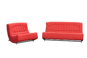 Loungesofa / brühl 'Chillin' / rot / 167 cm breit