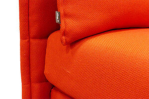 Vitra 'Alcove Highback Sofa' / rot