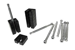 Höhenverstellung für Schreibtische Serie 'Bolero', schwarz