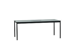 Besprechungstisch / 190 x 80 cm / schwarz / Turnbox