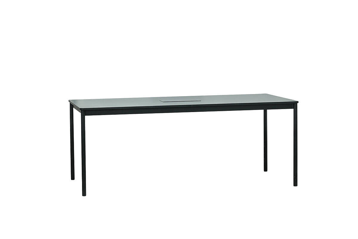 Besprechungstisch / 190 x 80 cm / schwarz / Turnbox