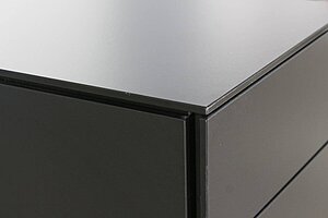 Rollcontainer / Steelcase 'Implicit' / schwarz / 80 cm